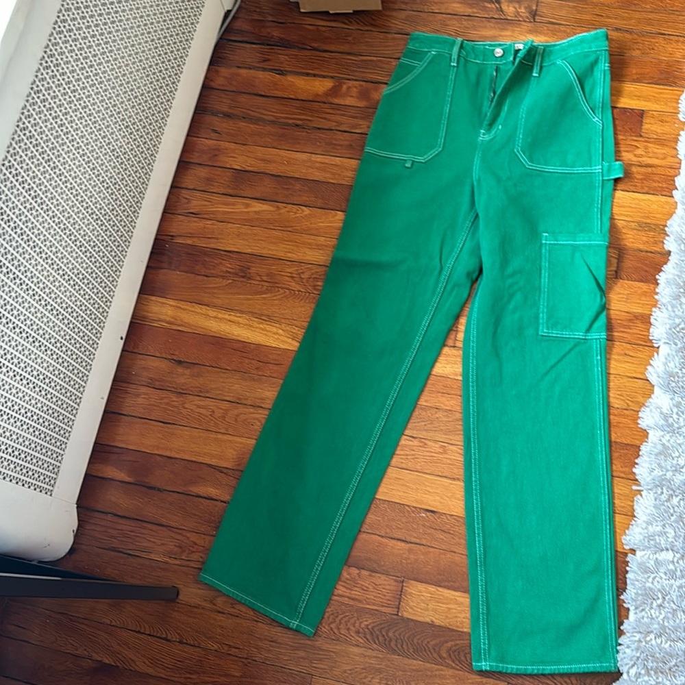 PacSun green cargo jeans